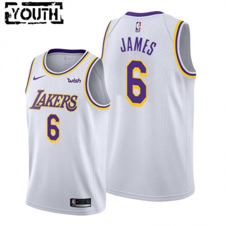 Maglia NBA Los Angeles Lakers LeBron James 6 Nike 2021-22 Association Edition Swingman - Bambino